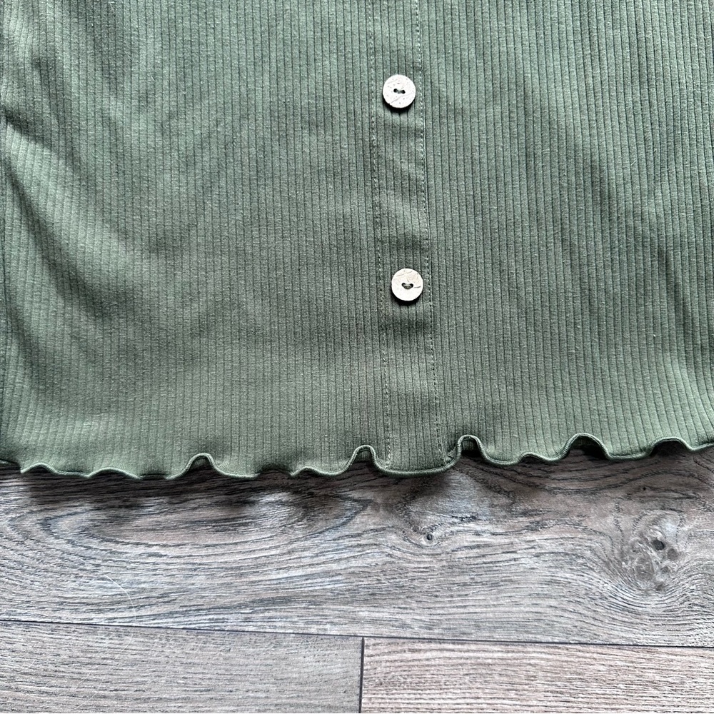 Mini Dress Olive Green Size Small Tight & Form Fitting - Picture 6 of 10